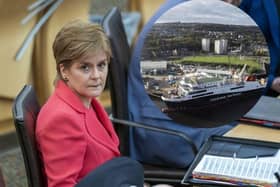 Nicola Sturgeon was quizzed over £87,000 bonuses paid to management at Ferguson Marine during a heated First Minister’s Questions.