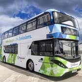 One of Stagecoach Bluebird's latest BYD ADL Enviro400EV electric buses which was delivered to Aberdeen in May. Picture: ADL/Newsline Media