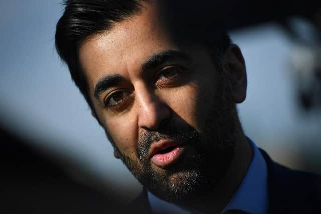 First Minister of Scotland Humza Yousaf during a visit to a school holiday club at Ayr Academy in Ayr, to announce additional funding to support families.