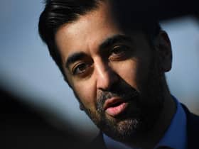 First Minister of Scotland Humza Yousaf during a visit to a school holiday club at Ayr Academy in Ayr, to announce additional funding to support families.