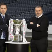 Rangers manager Michael Beale and Celtic's Ange Postecoglou will go head-to-head in the Viaplay Cup final on Sunday. (Photo by Alan Harvey / SNS Group)