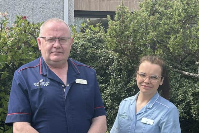 Highview divisional winners Fergal and Elly