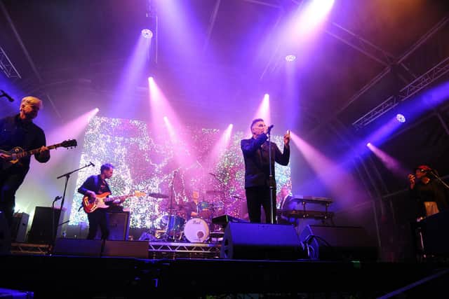 Deacon Blue in action at the Party at The Palace festival in Linlithgow in 2019. Picture: Michael Gillen