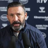Kilmarnock manager Derek McInnes takes his side to Ibrox to face Rangers on Saturday.  (Photo by Ewan Bootman / SNS Group)