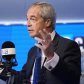Reform UK leader Nigel Farage during an appearance on LBC's Nick Ferrari at Breakfast show. PIC: Jordan Pettitt/PA Wire