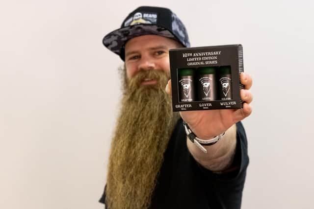 Braw Beard, which is based in East Lothian, was founded by John Jackson, a former graphic designer who launched the business in 2012 after a mountain bike accident in Fort William when he broke his back while training for a six-hour endurance race.