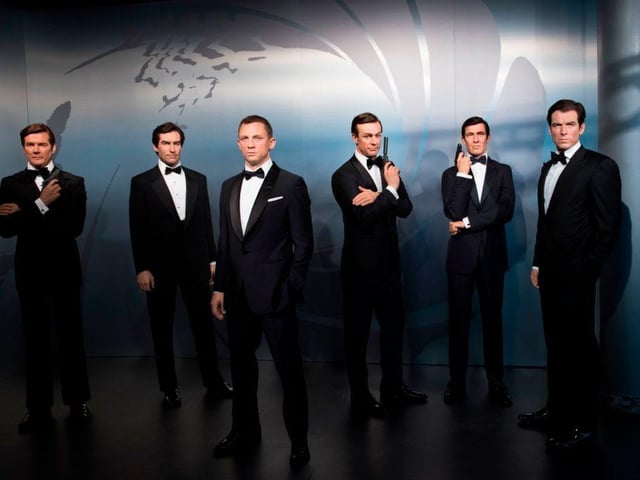 Most of the Bond actors have at least one entry in the top 10.