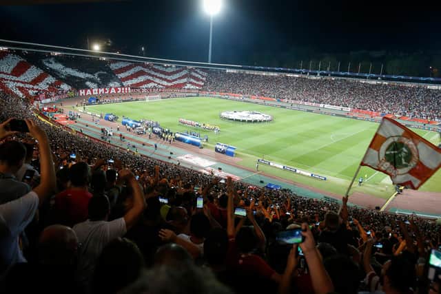 The Rajko Mitic Stadium in Belgrade - also known locally as the Marakana - where Red Star will play host to Rangers on Thursday evening. (Photo by Srdjan Stevanovic/Getty Images)