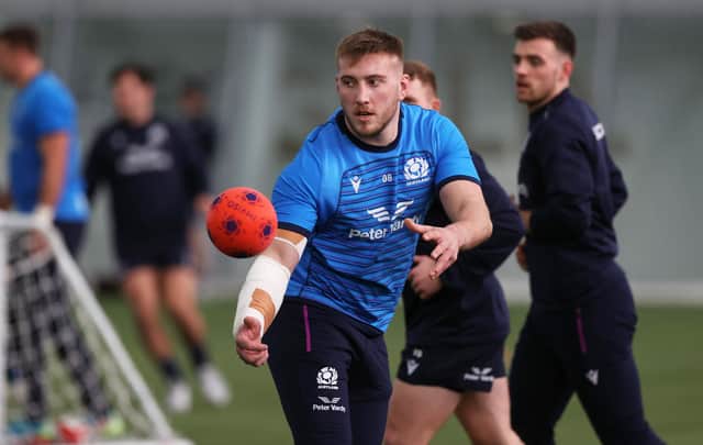 Matt Fagerson will miss the France game but should be fit to face Italy.  (Photo by Craig Williamson / SNS Group)