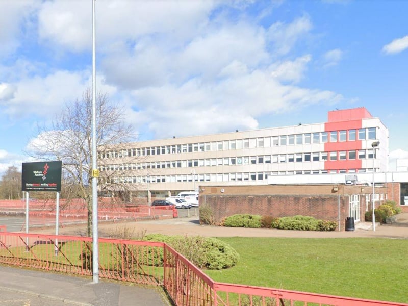At Whitburn Academy, in West Lothian, 55 per cent of pupils left with at least five Highers in 2022. This is a huge 34 percentage points better than its virtual comparator.