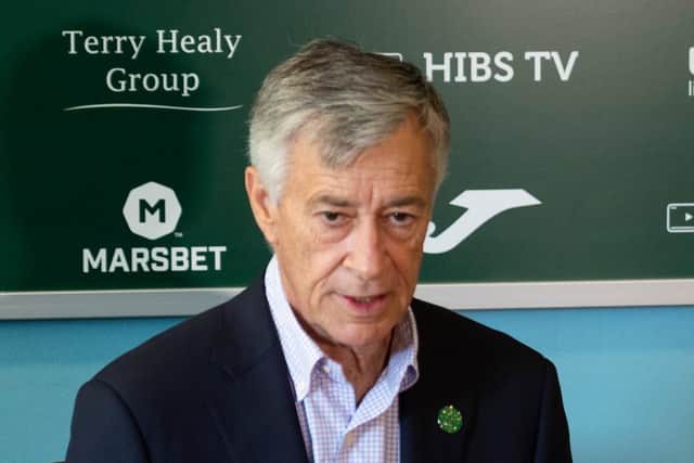 Hibs owner Ron Gordon has revealed that he is battling cancer.