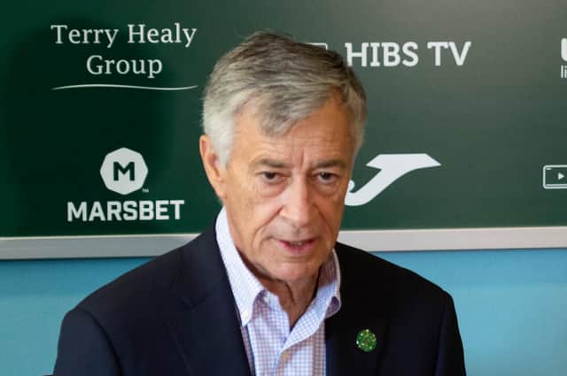 Hibs owner Ron Gordon has revealed that he is battling cancer.
