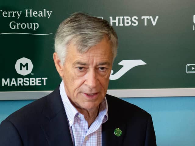 Hibs owner Ron Gordon has revealed that he is battling cancer.