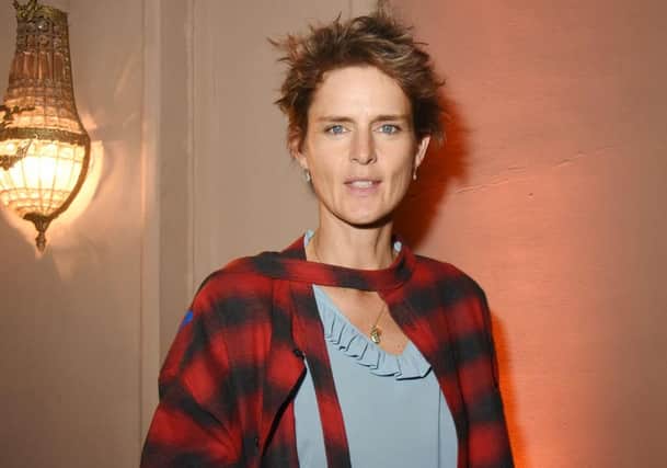 Model Stella Tennant at an event in 2017