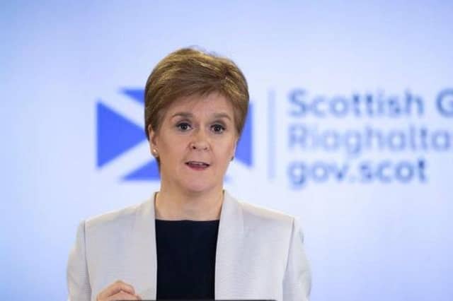 Nicola Sturgeon announced extended household measure