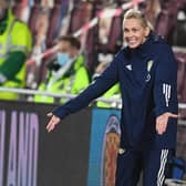 Scotland manager Shelley Kerr during a UEFA Women's Euro 2021 qualifier between Scotland and Albania at Tynecastle Park on October 23, 2020 (Photo by Craig Foy / SNS Group)