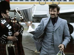 Rangers captain John Greig received a traditional Scottish welcome home after the club won the 1972 European Cup Winners' Cup