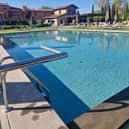 The gorgeous swimming pool area of Villa La Massa. Pic: Getty Images