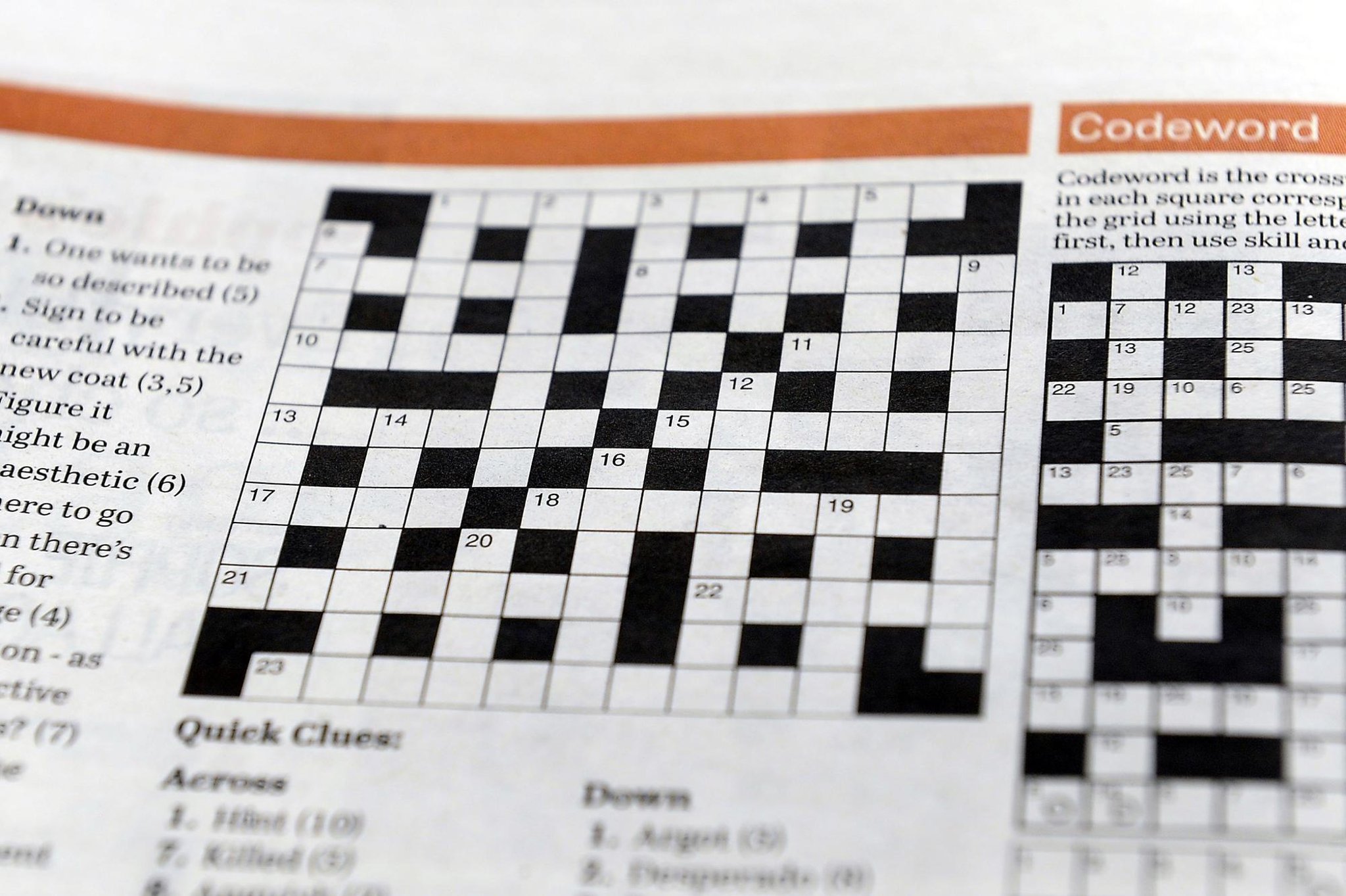 the scotsman crossword and yesterday s answers 9 6 20 the scotsman