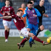 Arbroath and Inverness will put their promotion hopes on the line in this week's two-legged Premiership play-off semi-final. (Photo by Paul Devlin / SNS Group)