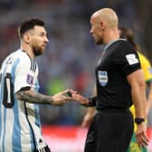 Referee Szymon Marciniak will oversee Sunday's FIFA World Cup final in Qatar (Photo by Francois Nel/Getty Images)