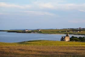 The medieval site was found close to Gress, in the north east of the Isle of Lewis, as a new water mains pipe was laid. PIC: YouTube.