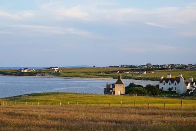 The medieval site was found close to Gress, in the north east of the Isle of Lewis, as a new water mains pipe was laid. PIC: YouTube.