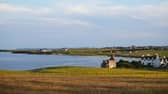 The medieval site was found close to Gress, in the north east of the Isle of Lewis, as a new water mains pipe was laid. PIC: YouTube.