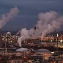 The Petroineos oil refinery at Grangemouth is the second biggest climate polluter in Scotland, responsible for more than one million tonnes of greenhouse gas emissions in 2022. Picture: Jeff J Mitchell/Getty Images