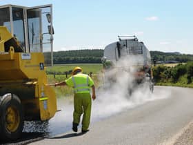 Surface dressing works is now underway across the north-east.