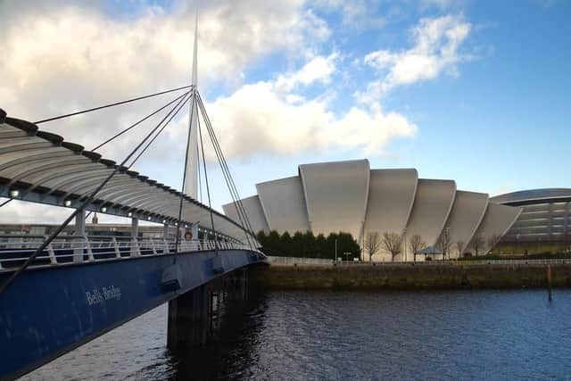 The Bell’s Bridge was originally built as a temporary bridge across the Clyde. Picture: Flickr