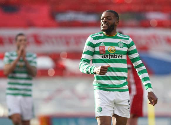 Celtic midfielder Olivier Ntcham is unlikely to be bought by Marseille this summer. Picture: SNS