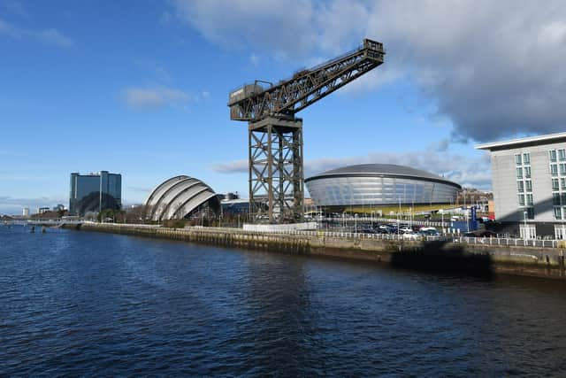 A report by Audit Scotland into the Scottish Government's arrangements for addressing the climate crisis found adaptation to the impacts receiving less focus than emissions reductions and hitting net zero targets. The United Nations COP26 climate summit was held in Glasgow in November 2021, with around 30,000 people flocking to the city for the event. Picture: John Devlin