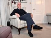 St Johnstone legend Jim Pearson at home on Tyneside