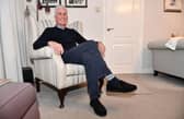 St Johnstone legend Jim Pearson at home on Tyneside