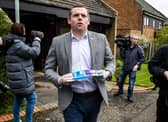 Douglas Ross on the campaign trail in Edinburgh