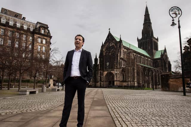 Scottish Labour leader Anas Sarwar, pictured outside Glasgow Cathedral. Image: John Devlin/National World.