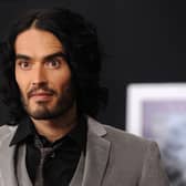 Russell Brand arriving at the premiere of Touchstone Pictures and Miramax Films' 'The Tempest' at the El Capitan Theatre in 2010. Picture: Frazer Harrison/Getty Images