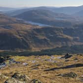 Some of the hill range in the Galloway Forest Park 