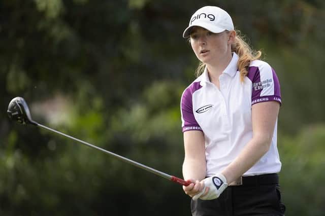 Louise Duncan made her pro debut in last year's Freed Group Women's Scottish Open and is back in action at Dundonald Links this week. Picture: Tristan Jones/LET