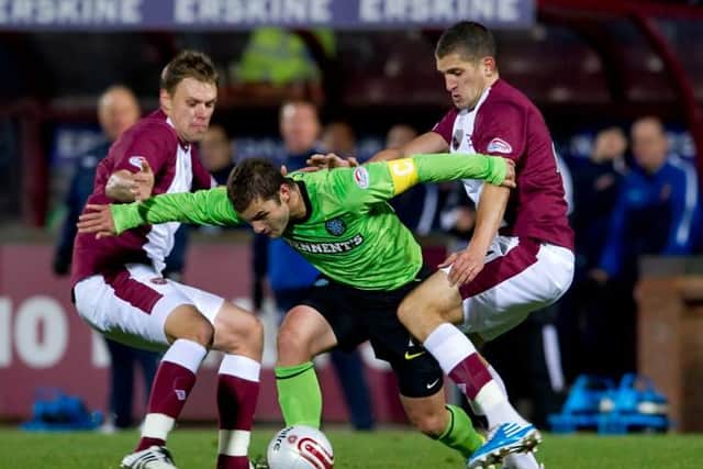 Shaun Maloney in action for Celtic during a match against Hearts at Tynecastle in 2010. (Photo by Bill Murray/SNS Group)
