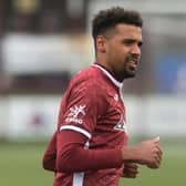 Nathan Austin in action for Kelty Hearts. (Photo by Craig Foy / SNS Group)