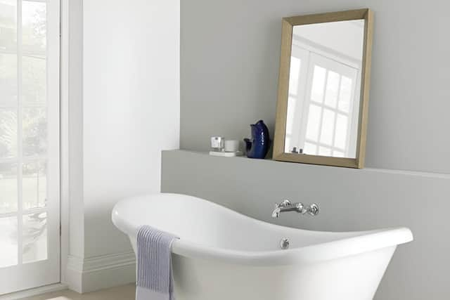 Sanctuary Bathrooms: BC Designs Freestanding Boat Bath With Aluminium Plinth