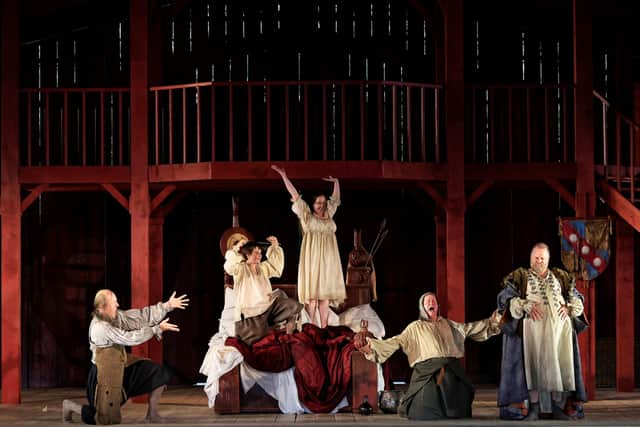 Falstaff is Scottish Opera's first major production since the Covid-19 pandemic closed venues across Scotland. Picture: Scottish Opera