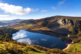 Lough Tay or Guinness Lake appears in the new Netflix romcom, Irish Wish. Pic: PA