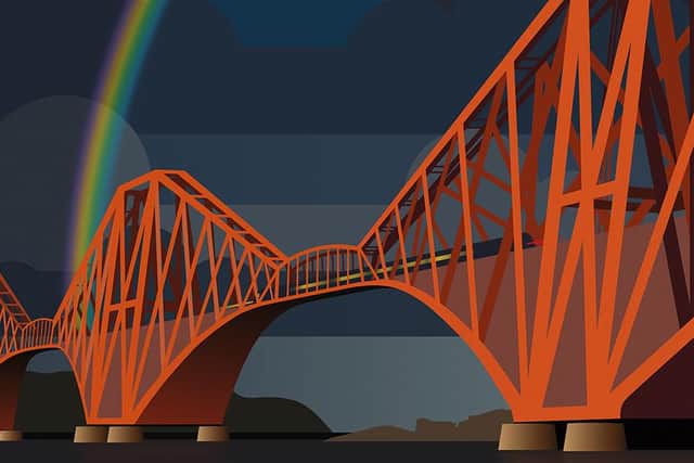 The firm’s ‘Reflections of Fife’ collection celebrates the likes of the ‘majestic’ Forth Bridge. Picture: John Park.