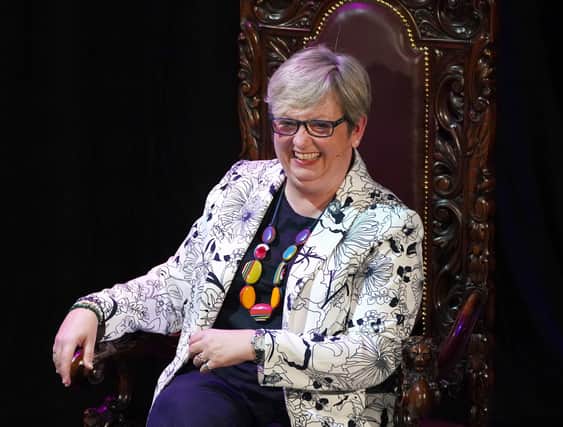 Joanna Cherry during her show In Conversation With... at the Edinburgh Festival Fringe. Photo: Andrew Milligan/PA Wire