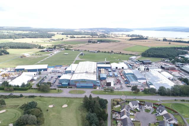 SGL's Muir of Ord premises , west of Inverness