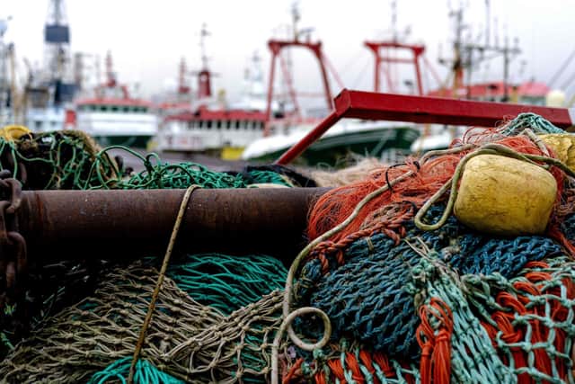 Fishing boats moored. Scottish Government analysis claims key fishing stocks landed by the Scottish fleet are set to fall under the Brexit deal. Picture: Sander Koning/ANP/AFP via Getty Images