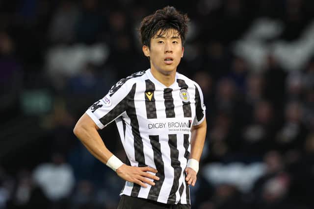 Kwon Hyeok-kyu was one of St Mirren's best players as they overcame Queen of the South in the Scottish Cup.